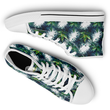 Chokefish™ Urban Peak Retro High Tops-Cannabis-013